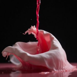 Red Wine on Silk