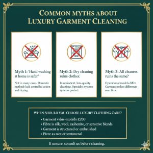 Common Myths About Luxury Garment Cleaning