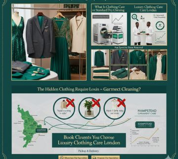 Luxury Clothing Care London (5-Star) Premium Garment Cleaning Hampstead Garment Care