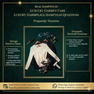 Frequently Asked Questions — Luxury Garment Care Hampstead