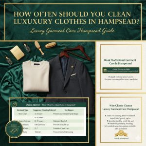 How Often Should You Clean Luxury Clothes in Hampstead