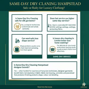 How Professional Garment Care Hampstead Maintains Consistency in Same-Day Service
