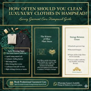Luxury Garment Care Hampstead Frequency Guide for Common Luxury Fabrics